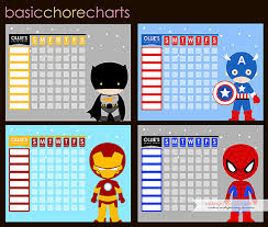12 Best Photos Of Superhero Chore Chart Printable