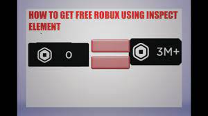 get fake robux using inspect element
