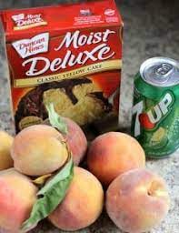 easy peach cobbler with cake mix