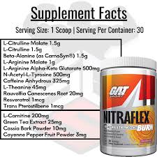 gat nitraflex pre workout review and