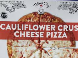 cauliflower crust cheese pizza