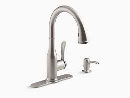 motif pull down kitchen faucet
