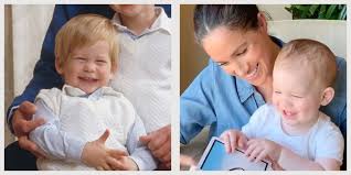 The duke and duchess of sussex posed for pictures with the latest addition to the royal family at windsor castle, where they were married almost a year. Archie Looks Just Like Prince Harry In Save With Stories Birthday Video