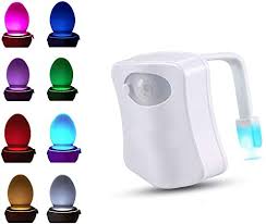 Amazon Com Ivishow Toilet Night Light Motion Activated Toilet Light With 8 Colors Changing Waterproof Toilet Bowl Light Inside Toilet Bowl Home Improvement