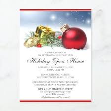 Christmas Open House Invitations Party Planning Holiday Free