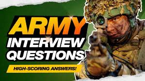 army interview questions top scoring