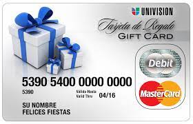See bbb rating, reviews, complaints, & more. Univision Introduces The Univision Mastercard R Gift Card La Tarjeta De Regalo Univision Mastercard R Providing A Practical Gift Just In Time For The Holidays Hispanic Pr Wire
