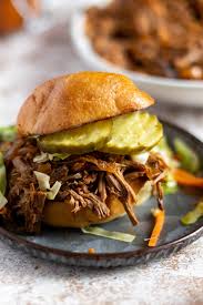 slow cooker bbq pulled beef l with