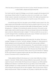 catcher in the rye essay leavx english for humanities studocu 