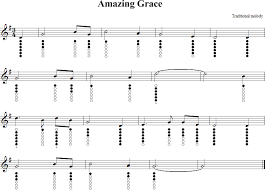 Amazing Grace Tin Whistle Music