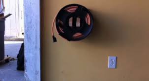 Diy Wall Mounted Extension Cord Reel