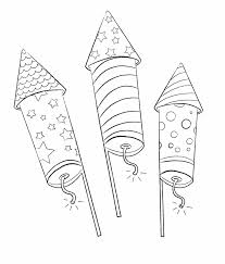 printable fireworks coloring pages