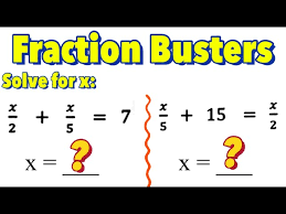 Solving Equations With Fractions Using