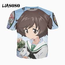 Expected to only be a niche anime, it has turned out to be the sleeper hit of 2012 and. Liasoso 3d Print Unisex Anime Girls And Panzer Funny Kawaii Loli Girls Tank Tshirt Summer T Shirt Casual Hip Hop Tops X1724 T Shirts Aliexpress