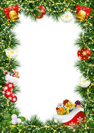 Christmas Photo Frame With Christmas Ornaments Gallery