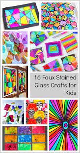 16 Faux Stained Glass Crafts For Kids