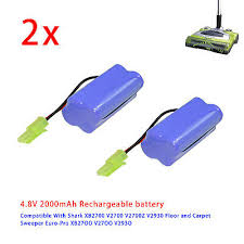 2x battery pack for shark xb2700 v2700