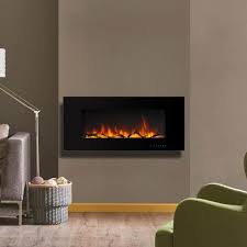 Wall Mounted Electric Fireplace In