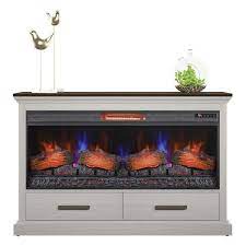Freestanding Electric Fireplace With