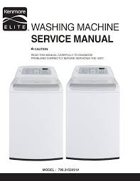 I have had this washer since june of 2018, have always followed instructions and used he detergent, however saturday night after running a load of towels we noticed that the. Pin On Kenmore Washing Machine Service Manuals
