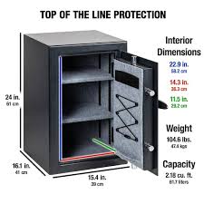 sentrysafe 2 2 cu ft safe box with