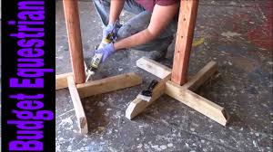 how to build horse jumps caulking the