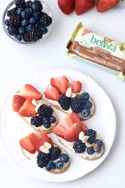 belvita pb toast with fresh berries
