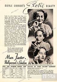 1937 uk magazine max factor makeup