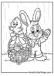 easter bunny coloring pages