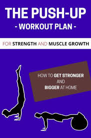 the push up workout plan for strength
