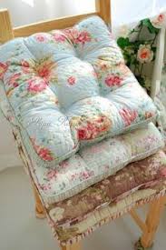 Shop for kitchen chair cushions pads online at target. Shabby And Vintage Style English Rose Kitchen Dining Chair Cushion Pad P 2014 02 Decoraciones De Casa Decoracion De Unas Cojines
