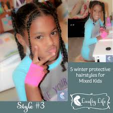 Give these styles a try to protect your curls, and look great while doing it. 5 Winter Protective Hairstyles For Mixed Kids