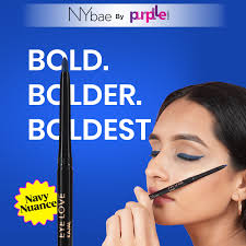 ny bae colored kajal navy nuance 0 3 g eyeliner rich matte finish lasts up to 8 hours smooth application waterproof smudgeproof kajal