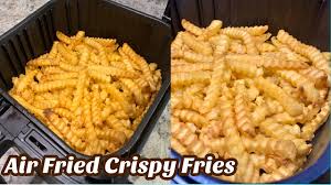 crispy french fries in the air fryer