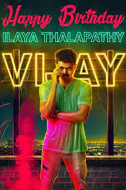 Here comes my birthday day gift to thalapathy vijay , you are true inspiration on and off the screen to. Vijay Birthday Design Neon Manipulation On Behance