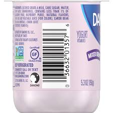 dannon whole milk mixed berry yogurt 5