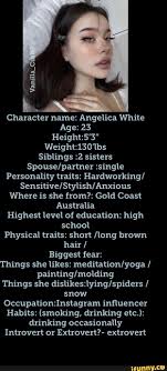 angelica white age 23 siblings
