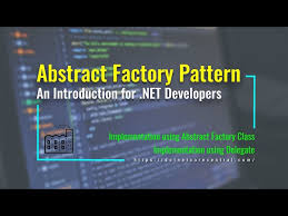 abstract factory design pattern an