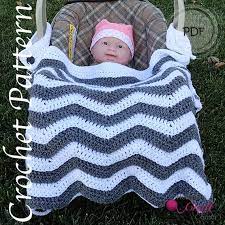 Crochet Pattern Chevron Car Seat