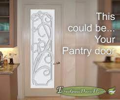 Pantry Door With A Traditional Design