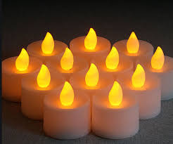 flameless led tealight candles 24pcs