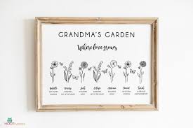 Grandma S Garden Mothers Day Gift For