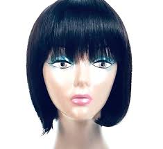 Want bangs, but not commitment? Sophie 10 Inch Human Hair Bob Jet Black With Bangs House Of Wigs Sgm