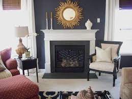 30 White Fireplace Blue Walls Ideas