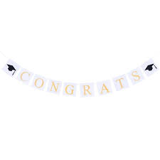 3m Graduation Decorative Bunting Banner Congratulations Sign With