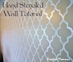 Wild about this cute nursery. Creative Mommas Stenciled Wall Wall Stencils Diy Wall Stencil Template Stencils Wall