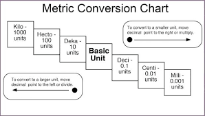 Printable Elementary Metric Conversion Chart Covernostra Info