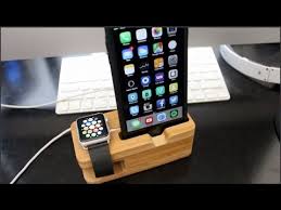 Unlike your iphone or ipad, the dock on apple watch doesn't live at the bottom of your screen. Olixar Bamboo Apple Watch And Iphone Stand Dock Review Youtube