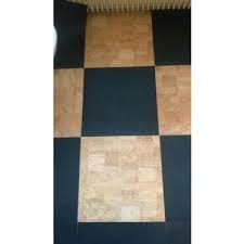cork carpet tile 45 x 45cm 3mm black