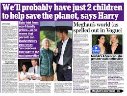 The duke of sussex's legal team was granted he also ruled that prince harry's original draft statement was unduly tendentious and criticisms he made of the mail on sunday were. Rebecca English On Twitter Also In Today S Dailymail Prince Harry Says He And Meghan Will Have Two Children Maximum To Protect The Environment And Talks About Unconscious Racism Plus Meghan S Guide To